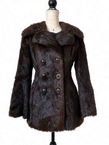 Vintage nutria pelzjacke - vintage,