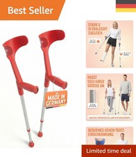 Krücken Paar Rot - Gehhilfe
