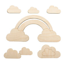 Holzmotiv Regenbogen, natur