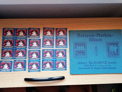 Altes reklamemarkenalbum - altes,
