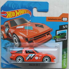 Hot Wheels Mazda RX-7 orange
