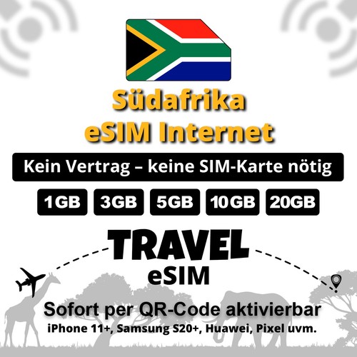 Südafrika travel esim - südafrika,