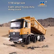 HUINA 1:14 RC Kipper Metall 8x8 Truck – Baustellen LKW mit Licht & Sound