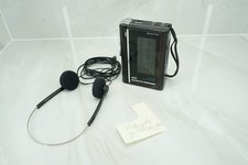 Sanyo Walkman Kassettenspieler am cassette recorder schwarz