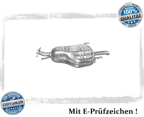 Endschalldämpfer für opel - für,