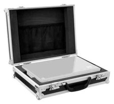 Roadinger Laptop Case LC-17 Notebook 4mm Koffer 17 Zoll Notebooktasche Schwarz