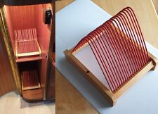 2 Retro / Vintage Schallplattenständer aus DDR RFT Musikschrank 50er Jahre