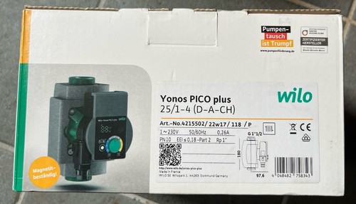Wilo heizungspumpe yonos pico - wilo,