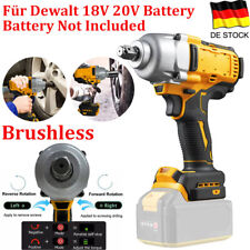 1000Nm Akku Bürstenloser Schlagschrauber 1/2" Wiederaufladbar für Dewalt 18V 20V