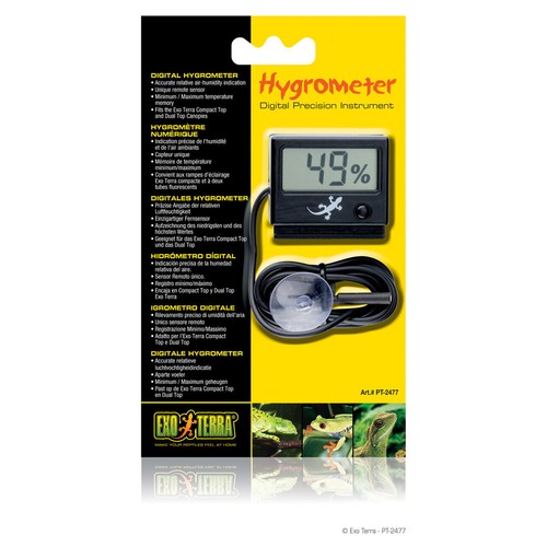 Exo terra led hygrometer mit - led,