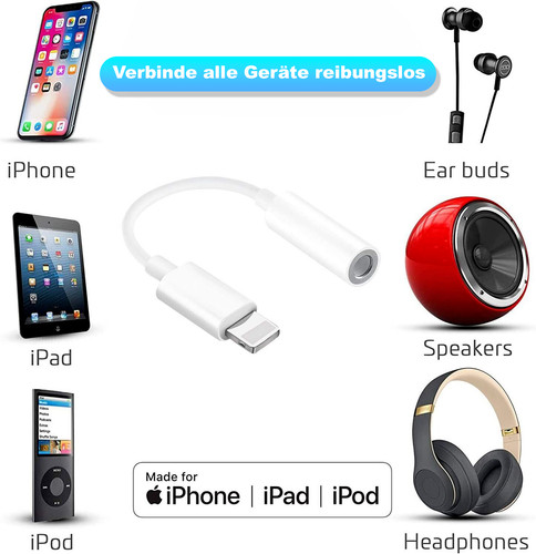 Apple lightning auf aux klinke - apple,