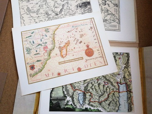 Schöne alte karten - karten, mappe