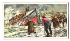 Sammelbild Reese & Wichmann Kakao Pralinen Schokolade, Serie 13 Bild 4, Rettung 