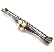 Edle jugendstil brosche 835er - brosche,