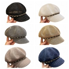 Schirmmütze Damen Glitzer