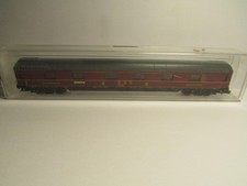 Spur N, Minitrix, 13085, DSG Schlafwagen, Farbgebung Rot, mit EVP