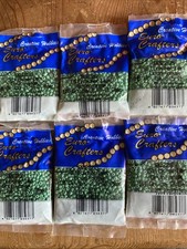 Rocailles Stickperlen Grün