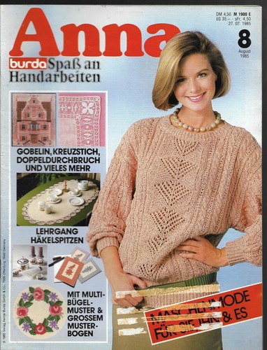 Handarbeitsheft anna 85 - handarbeitsheft,