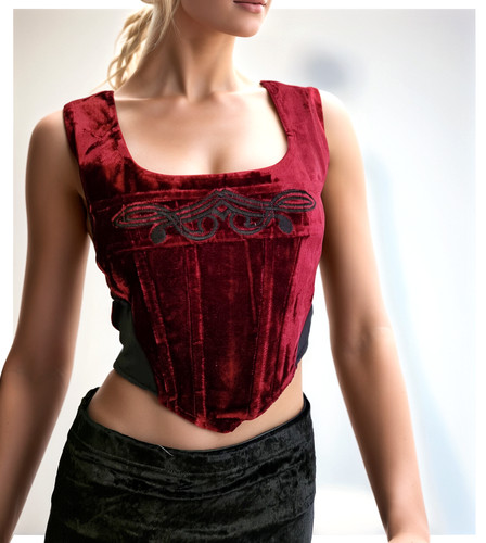 Corsagentop samt tribal gothic - tribal,