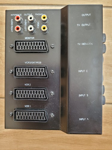 Scart umschaltpult switch - scart, a/v