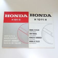 original Werkstatthandbuch Honda H 1011 S H Rasentraktor Rasenmäher A3923