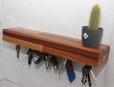 Schlüsselbrett aus Massivholz
