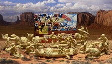 Atlantic Nexus Far West Story Davy Crocket Schlacht Cowboy 1:72 Figuren Indianer