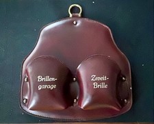 Vintage Brillenetui Lederoptik