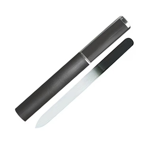 Profi glasnagelfeile mit - glasnagelfeile, etui