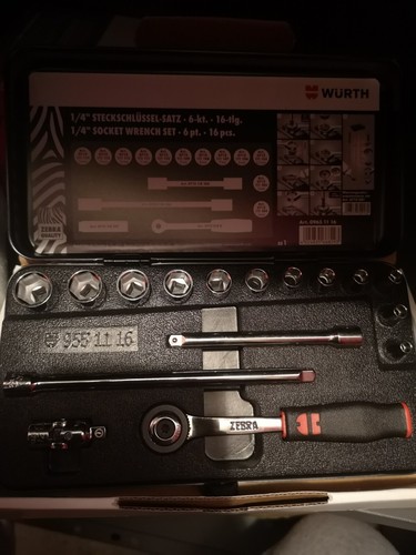 Würth steckschlüssel set - steckschlÜssel-set, ¼"