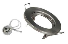 5xEinbaustrahler starr Rahmen