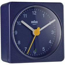 Braun Uhren BC02BL Quarzwecker blau 