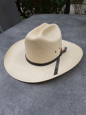 Cowboyhut, Strohhut,  Westernhut Gr. 58 / 7 1/4,  original USA, selten getragen