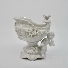 Porzellan Cherub Vase mit