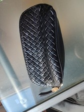 Tcm Kultur Beutel Schwarz Kunst Leder Intrecciato Muster