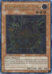 Yugioh gladiator beast torax - yugioh,
