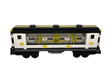 Lego City Zug Waggon Eisenbahn Smaragd Emerald passt zu Set 10194 MOC 28L Gelb