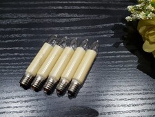 5 Schaftkerzen 14V / 3W DDR Ersatzlampe für 16er Kette Weihnachtsbaumbeleuchtung
