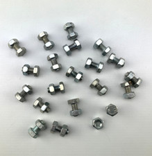 20 x Schrauben für BITO Stahlregal Boden mit Mutter 8 mm Länge 15 mm gebraucht
