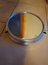 DDR Kuchenplatte Tortenplatte mit Spiegel drehbar Durchmesser 25 cm