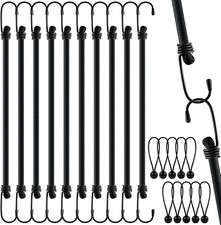 10er Set Spanngummi mit Haken