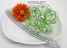 Dekokugel Drahtkugel,  Grün