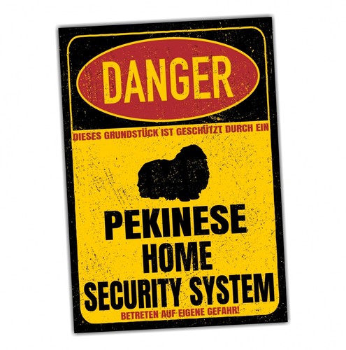 Pekinese pekingese schild - pekinese,