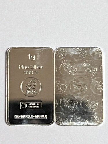 Gramm silberbarren silber - 1,