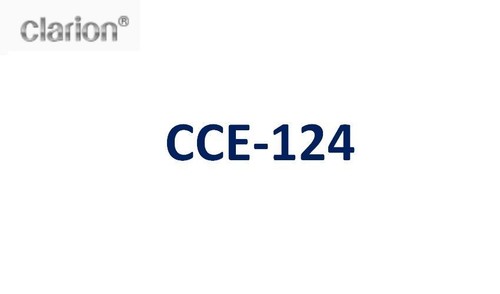 Clarion cce 124 neu - clarion, cce-124