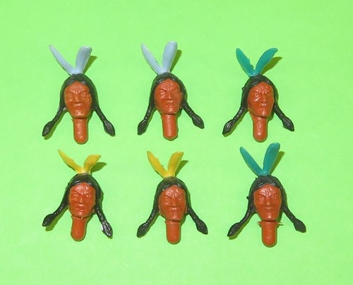 Timpo toys 6 indianer - ,