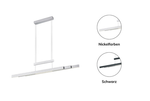 Trio led pendelleuchte trajan - led,