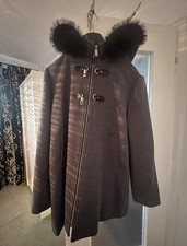 Damen mantel grau - damen, grau,