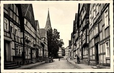 Ak Mengeringhausen Bad Arolsen Hessen, Lange Straße, Fachwerkhäuser - 10326130