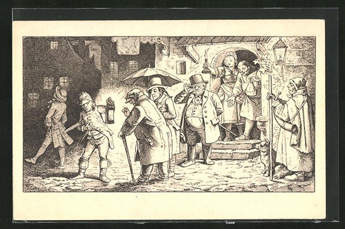 Künstler ludwig richter - künstler-ak,